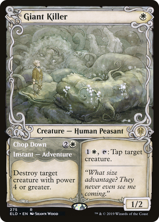 Giant Killer // Chop Down (ELD-275) [Throne of Eldraine] (Showcase) MTG Single Wizards of the Coast