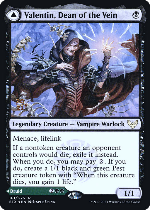 Valentin, Dean of the Vein (PRE-161) [Strixhaven: School of Mages Promos] Foil MTG Single Wizards of the Coast
