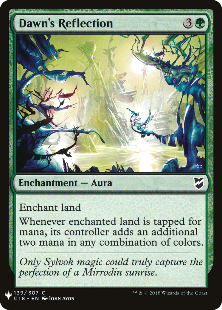 Dawn's Reflection (LIST-C18-139) [Mystery Booster] The List MTG Single Wizards of the Coast