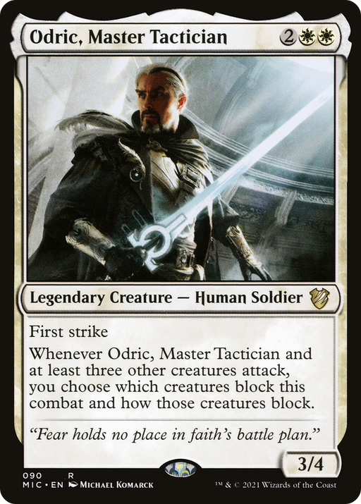 Odric, Master Tactician (MIC-090) [Midnight Hunt Commander] MTG Single Wizards of the Coast