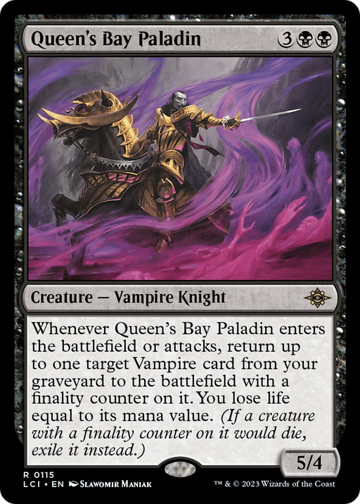Queen's Bay Paladin (LCI-115) [The Lost Caverns of Ixalan] Foil MTG Single Wizards of the Coast