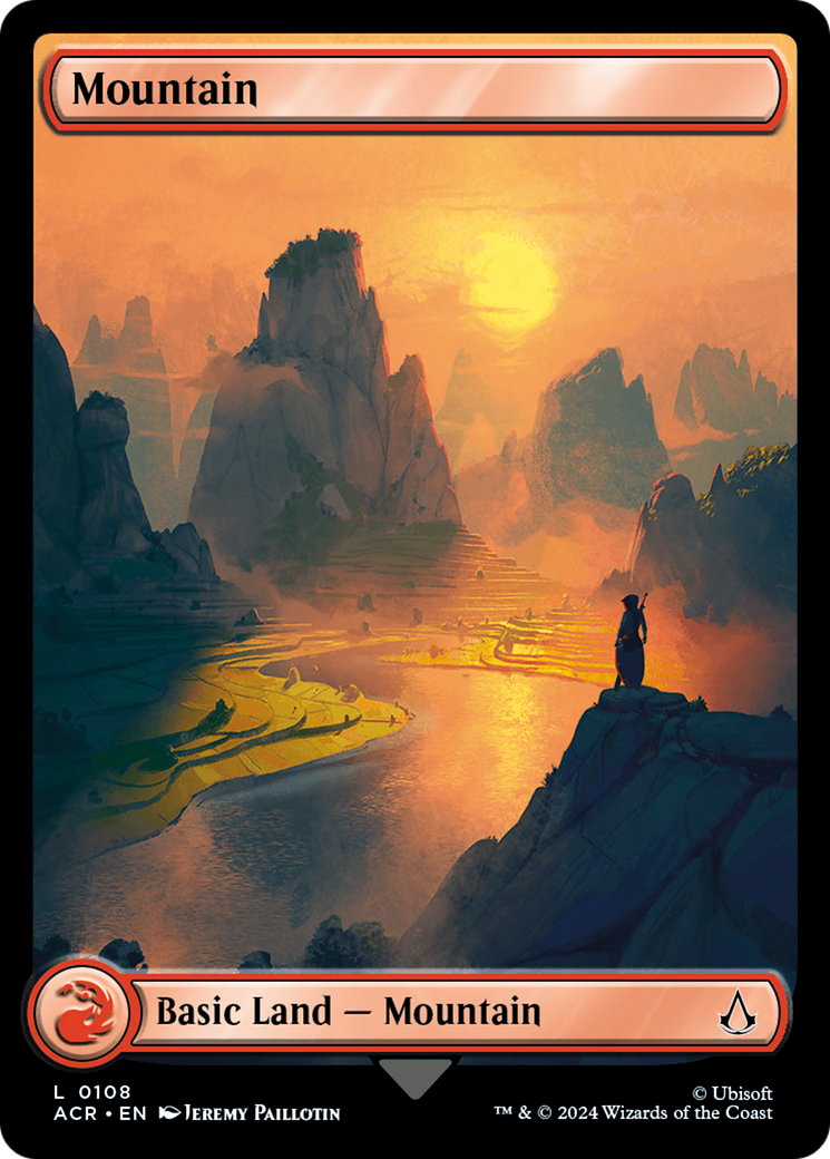 Mountain (0108) (ACR-108) [Assassin's Creed] Foil MTG Single Wizards of the Coast