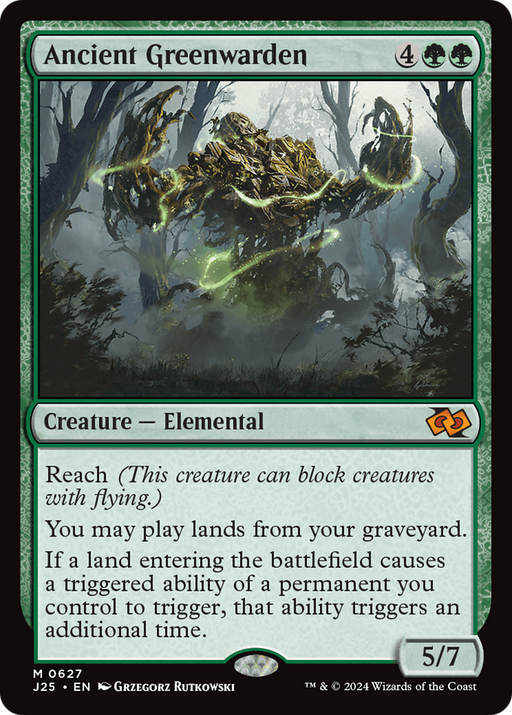 Ancient Greenwarden (J25-627) [Foundations Jumpstart] MTG Single Wizards of the Coast