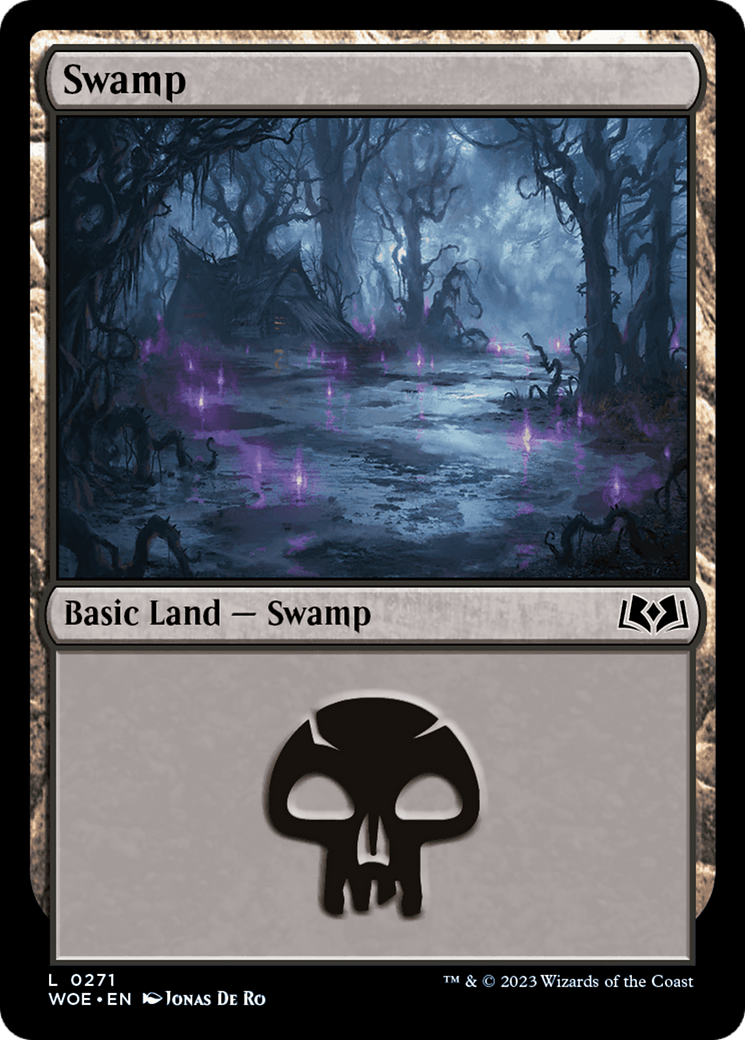 Swamp (0271) (WOE-271) [Wilds of Eldraine] MTG Single Wizards of the Coast