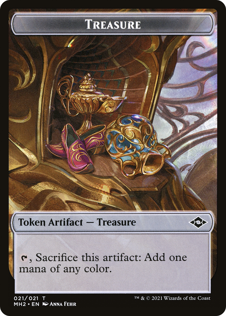 Treasure (TMH2-021) [Tokens] Modern Horizons 2 Tokens MTG Single Wizards of the Coast