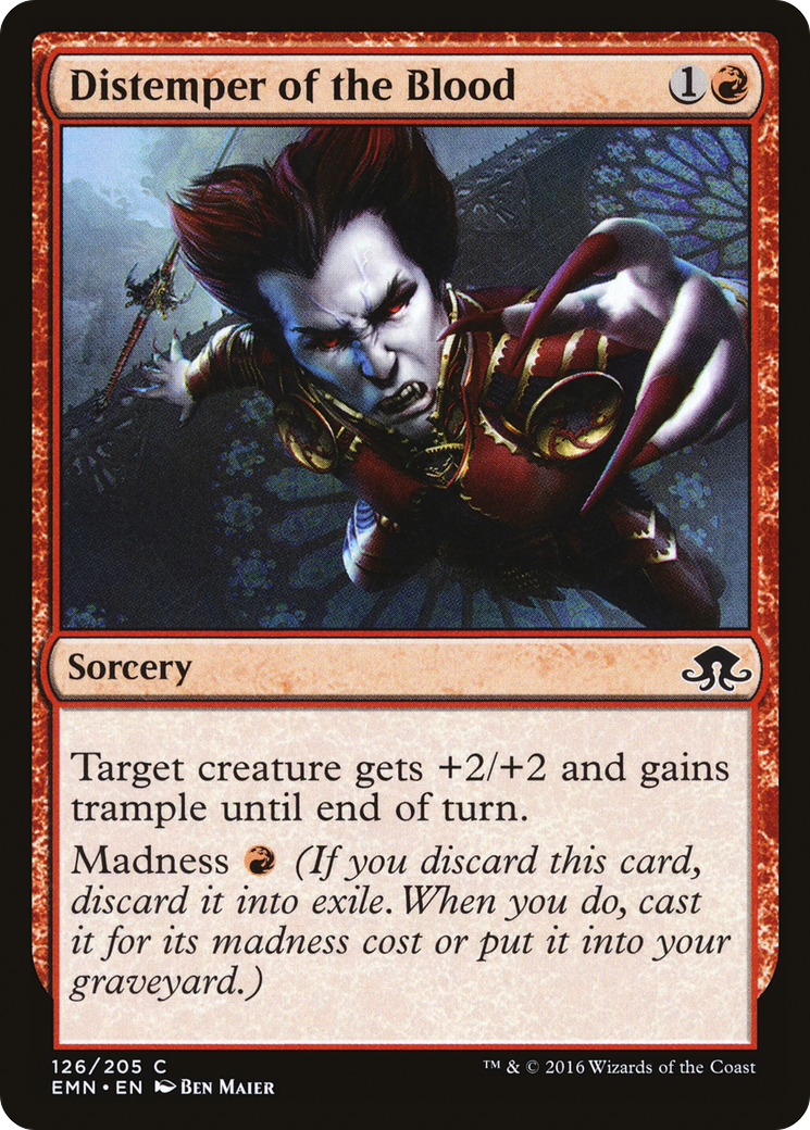 Distemper of the Blood (EMN-126) [Eldritch Moon] Foil MTG Single Wizards of the Coast
