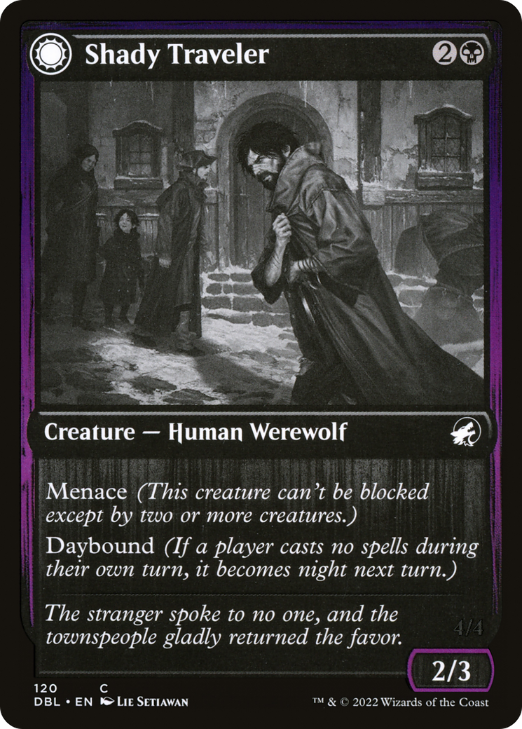 Shady Traveler (DBL-120) [Innistrad: Double Feature] MTG Single Wizards of the Coast