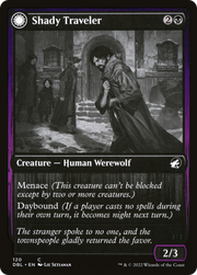 Shady Traveler (DBL-120) [Innistrad: Double Feature] Foil MTG Single Wizards of the Coast