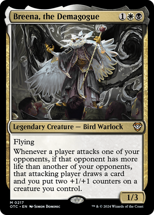 Breena, the Demagogue (OTC-217) [Outlaws of Thunder Junction Commander] MTG Single Wizards of the Coast
