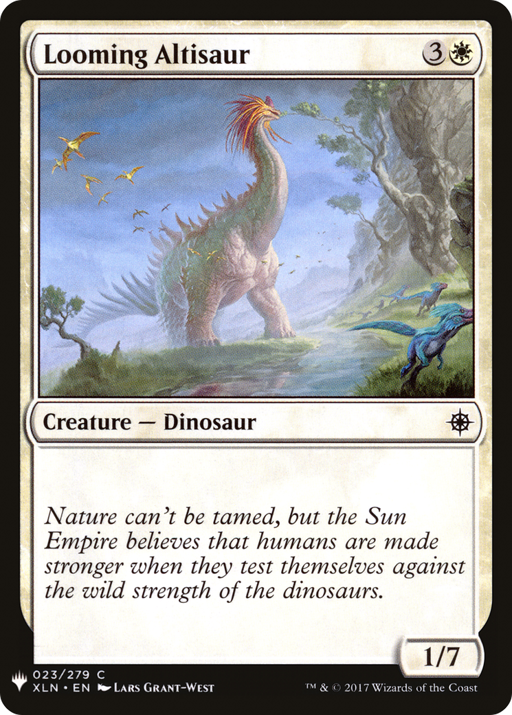 Looming Altisaur (LIST-XLN-23) [Mystery Booster] The List MTG Single Wizards of the Coast