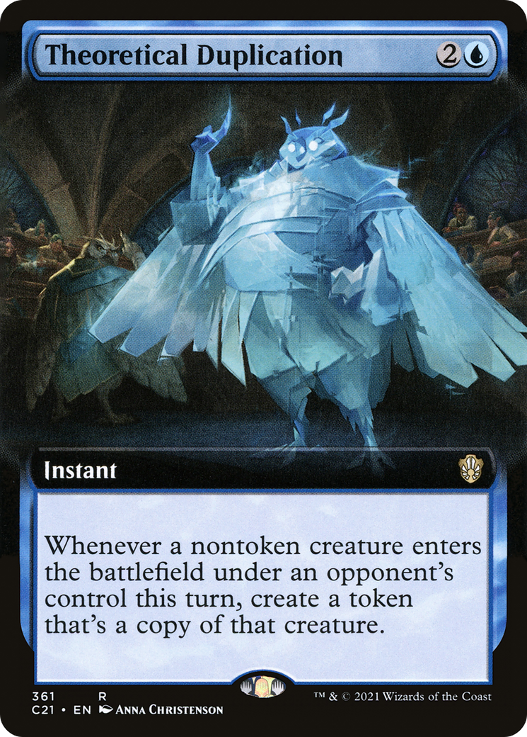 Theoretical Duplication (C21-361) [Commander 2021] (Extended Art) MTG Single Wizards of the Coast