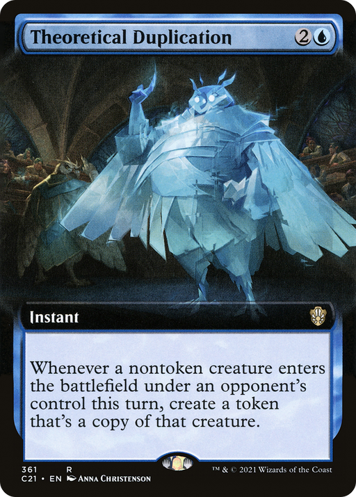 Theoretical Duplication (C21-361) [Commander 2021] (Extended Art) MTG Single Wizards of the Coast