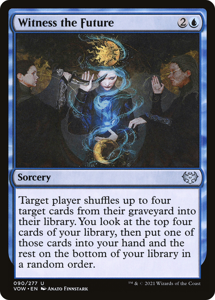 Witness the Future (VOW-090) [Innistrad: Crimson Vow] MTG Single Wizards of the Coast