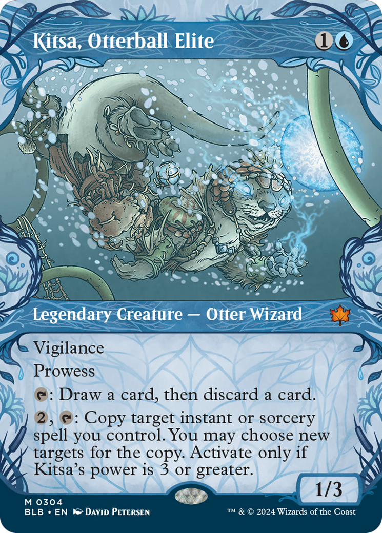 Kitsa, Otterball Elite (BLB-304) [Bloomburrow] (Showcase) (Borderless) MTG Single Wizards of the Coast