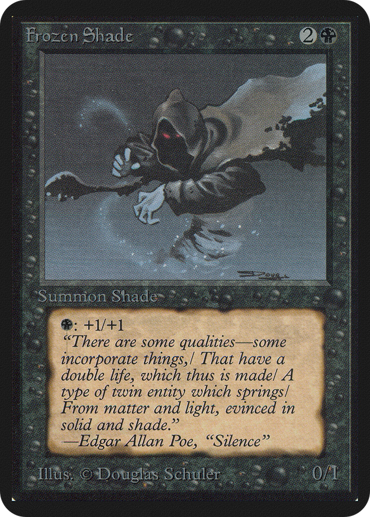 Frozen Shade (LEA-) [Oldschool] Limited Edition Alpha MTG Single Wizards of the Coast