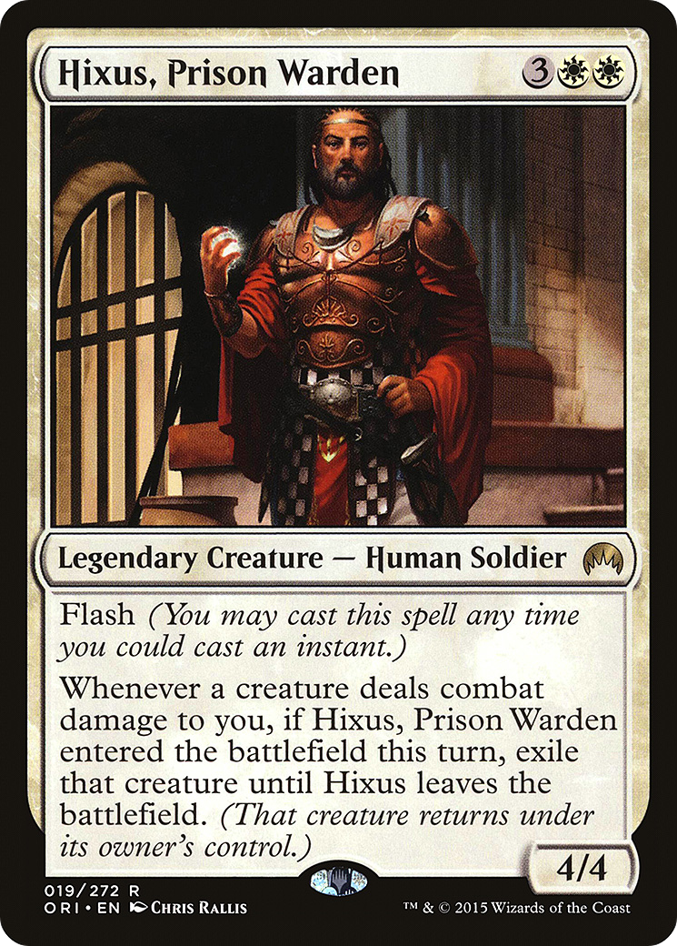 Hixus, Prison Warden (ORI-019) [Magic Origins] MTG Single Wizards of the Coast