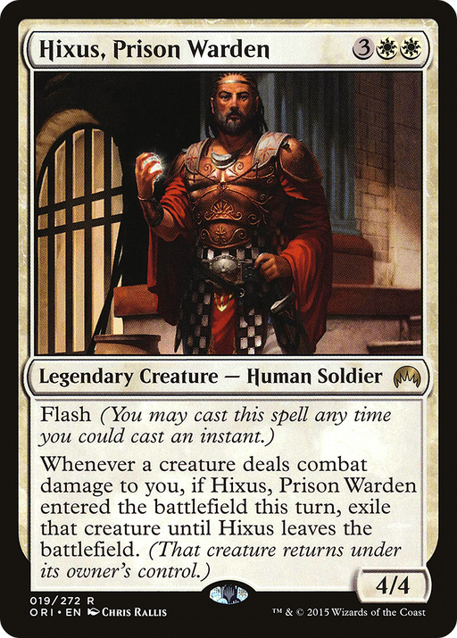 Hixus, Prison Warden [Magic Origins] MTG Single Magic: The Gathering