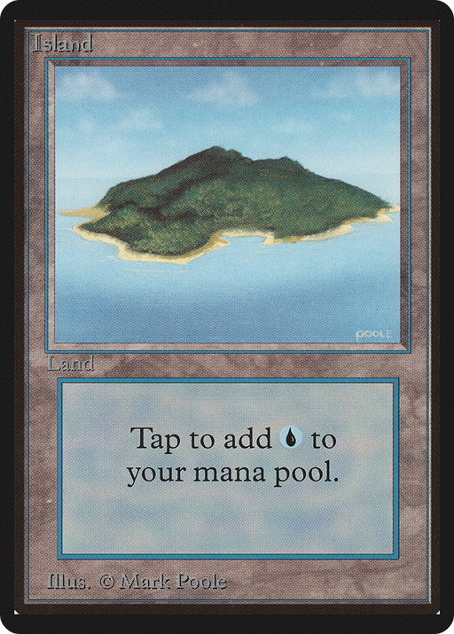 Island (LEB-292) [Oldschool] Limited Edition Beta MTG Single Wizards of the Coast