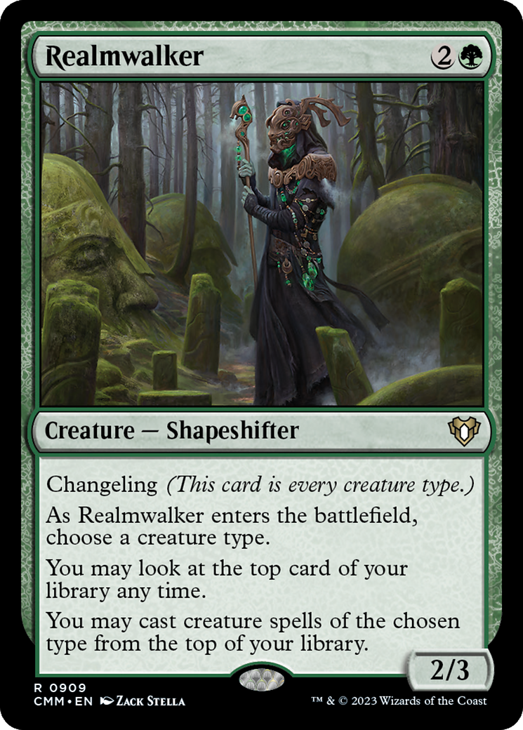 Realmwalker (CMM-909) [Commander Masters] MTG Single Wizards of the Coast
