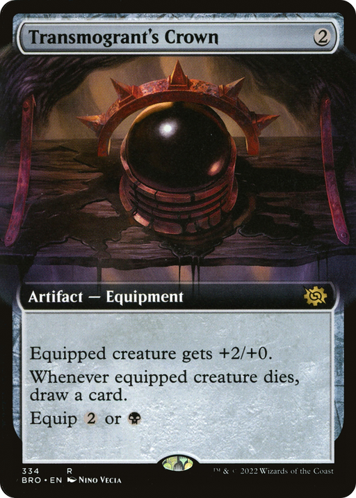 Transmogrant's Crown (BRO-334) [The Brothers' War] (Extended Art) MTG Single Wizards of the Coast