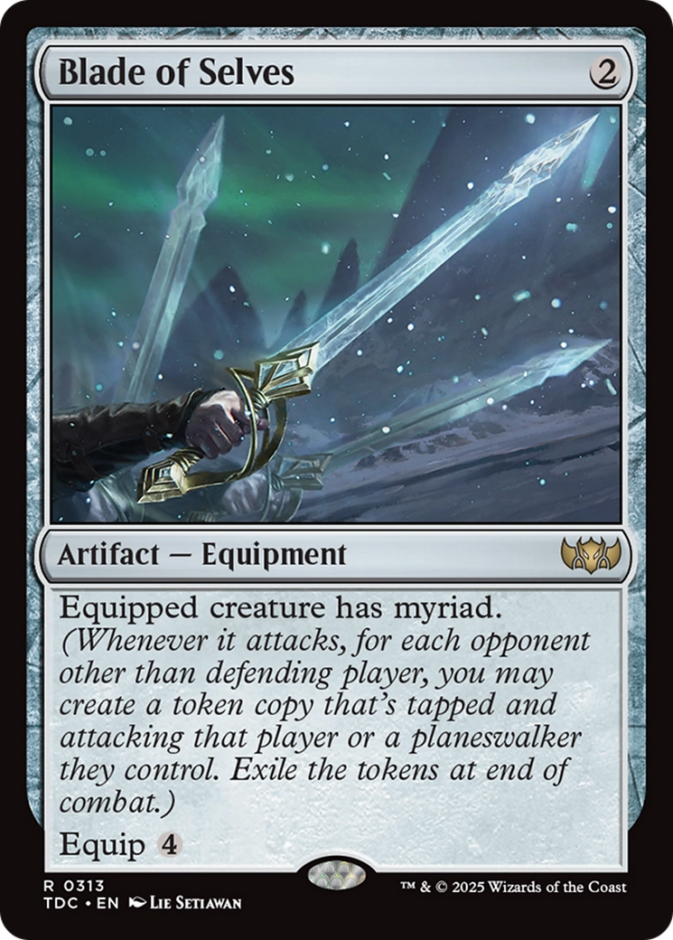 Blade of Selves (TDC-313) [Commander: Tarkir: Dragonstorm] MTG Single Wizards of the Coast