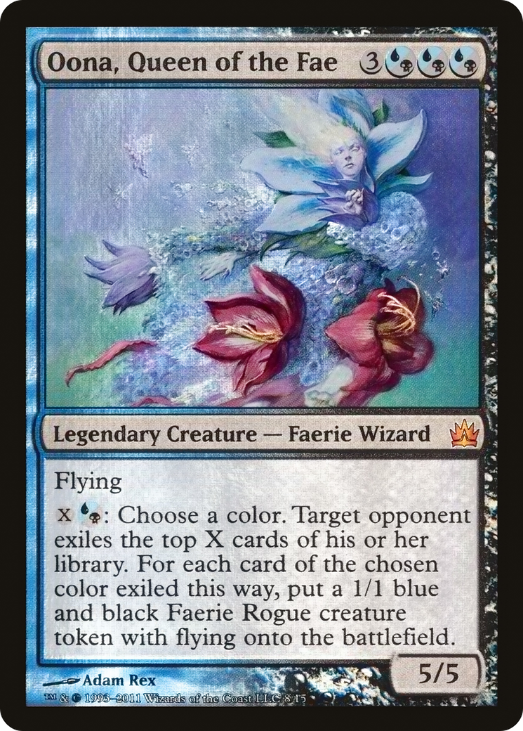 Oona, Queen of the Fae (V11-) [Misc] From the Vault: Legends Foil MTG Single Wizards of the Coast
