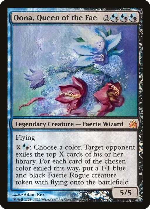 Oona, Queen of the Fae (V11-) [Misc] From the Vault: Legends Foil MTG Single Wizards of the Coast