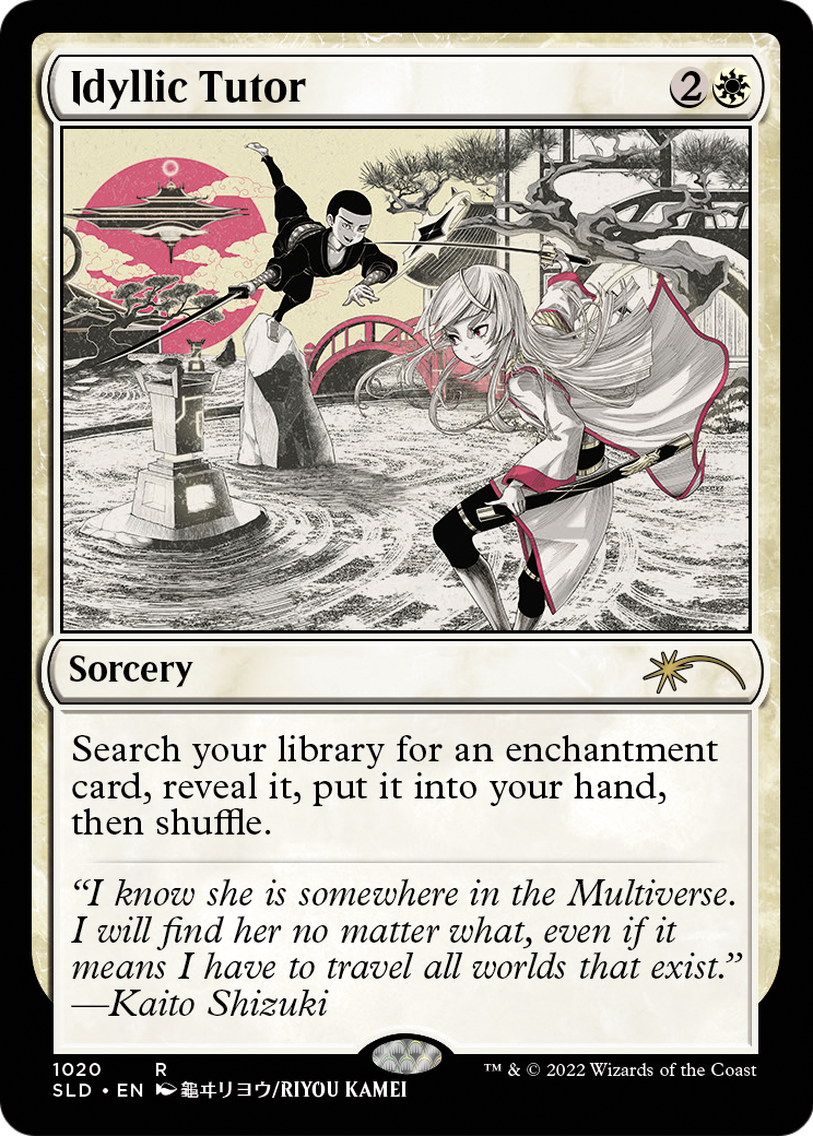 Idyllic Tutor (SLD-1020) [Secret Lair] Drop Foil MTG Single Wizards of the Coast