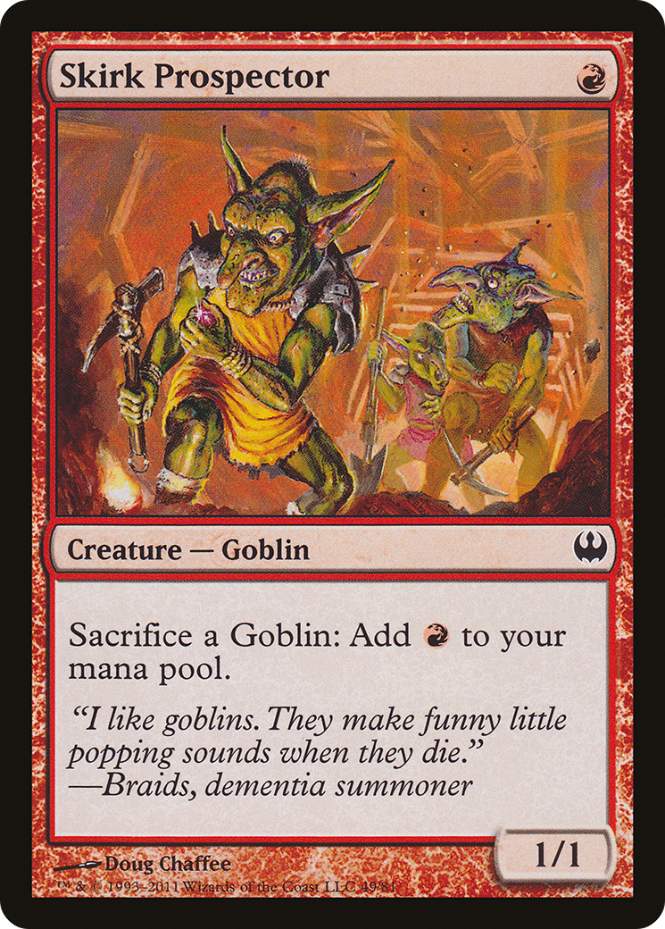 Skirk Prospector (DDG-049) [Misc] Duel Decks: Knights vs. Dragons MTG Single Wizards of the Coast