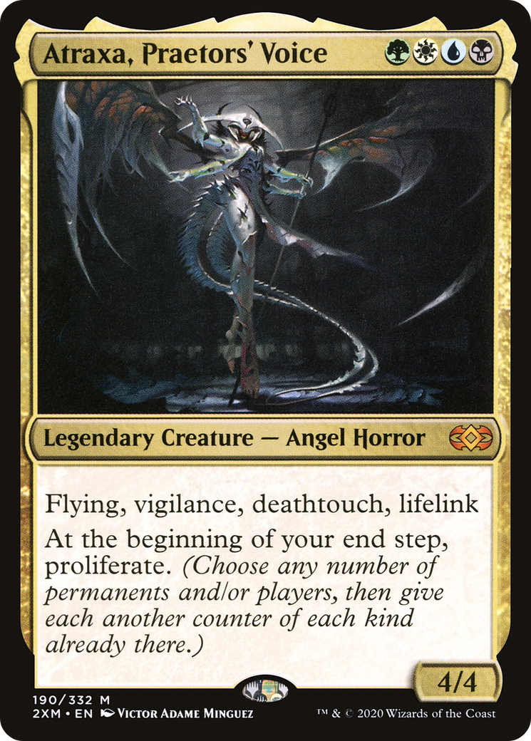 Atraxa, Praetors' Voice (2XM-190) [Double Masters] MTG Single Wizards of the Coast