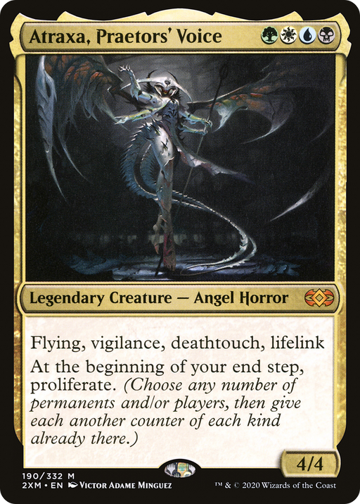 Atraxa, Praetors' Voice (2XM-190) [Double Masters] MTG Single Wizards of the Coast