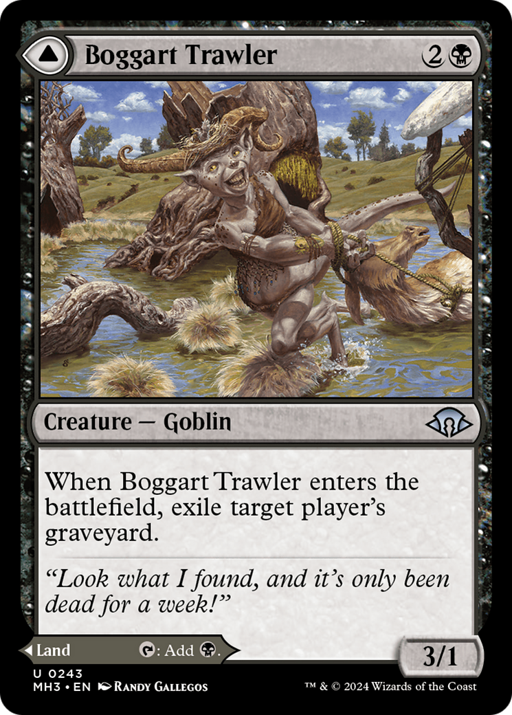Boggart Trawler (MH3-243) [Modern Horizons 3] Foil MTG Single Wizards of the Coast