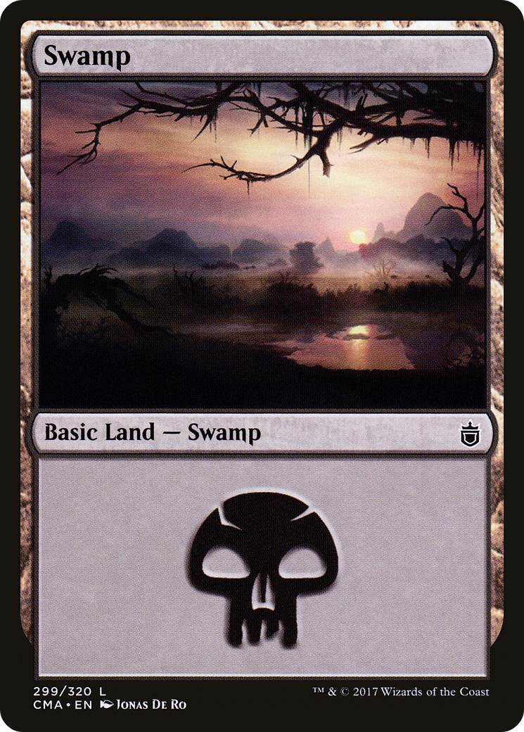 Swamp (CMA-299) [Commander Anthology] MTG Single Wizards of the Coast