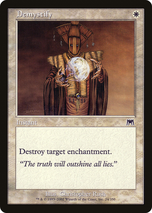 Demystify (ONS-024) [Onslaught] MTG Single Wizards of the Coast
