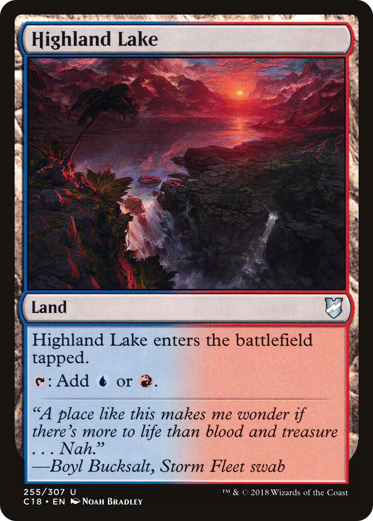 Highland Lake (C18-255) [Commander 2018] MTG Single Wizards of the Coast