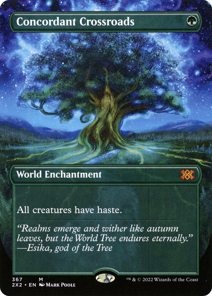 Concordant Crossroads (2X2-367) [Double Masters 2022] (Borderless) MTG Single Wizards of the Coast