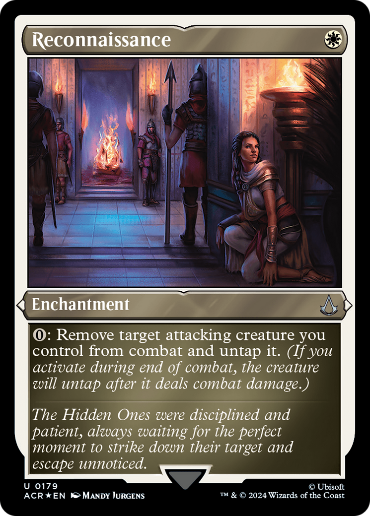 Reconnaissance (ACR-179) [Assassin's Creed] Etched Foil MTG Single Wizards of the Coast