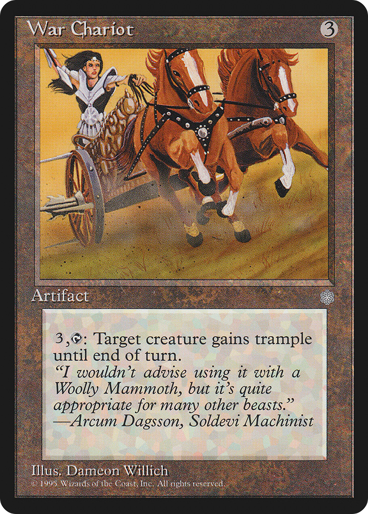 War Chariot (ICE-) [Ice Age] MTG Single Wizards of the Coast