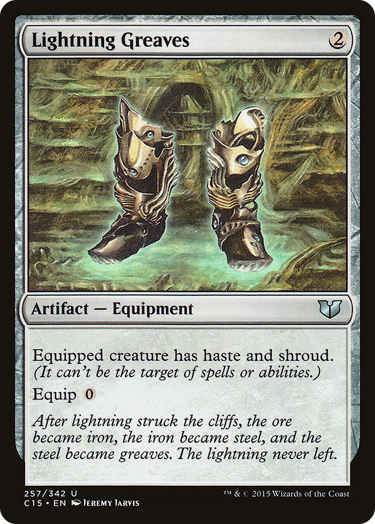 Lightning Greaves (C15-257) [Commander 2015] MTG Single Wizards of the Coast