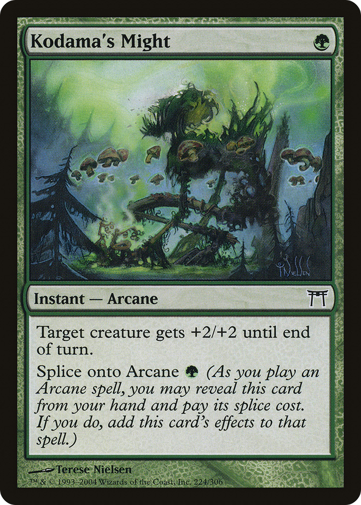 Kodama's Might (CHK-224) [Champions of Kamigawa] MTG Single Wizards of the Coast