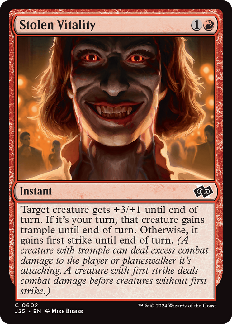 Stolen Vitality (J25-602) [Foundations Jumpstart] MTG Single Wizards of the Coast