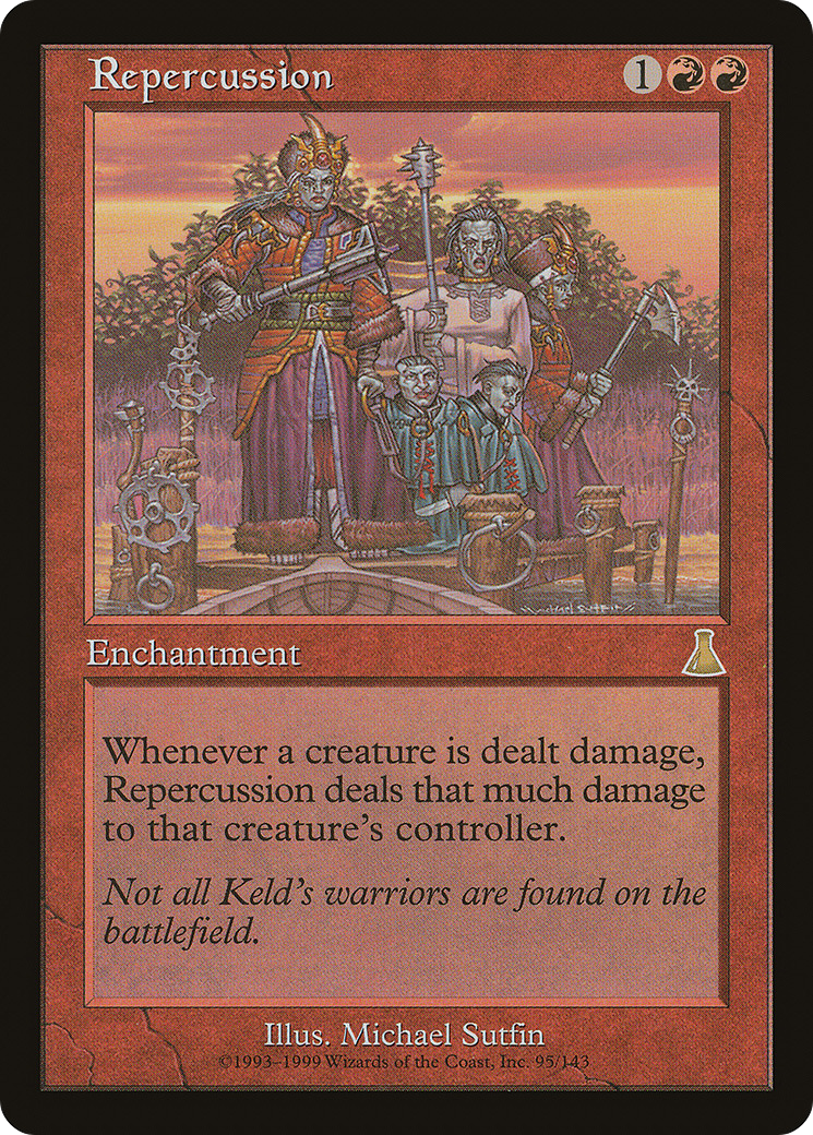 Repercussion (UDS-095) [Urza's Destiny] Foil MTG Single Wizards of the Coast