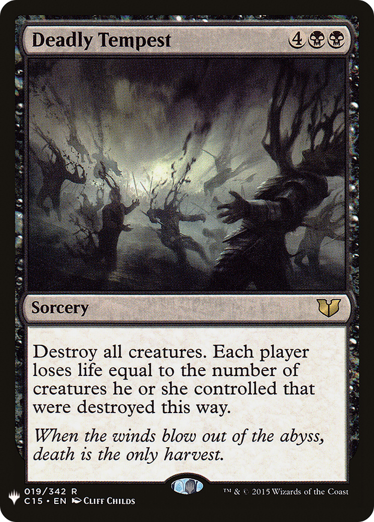 Deadly Tempest (LIST-019/342) [Mystery Booster] The List MTG Single Wizards of the Coast