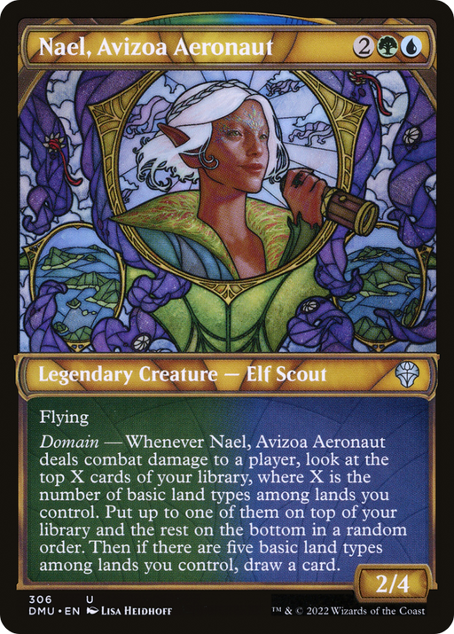 Nael, Avizoa Aeronaut (DMU-306) [Dominaria United] (Showcase) MTG Single Wizards of the Coast