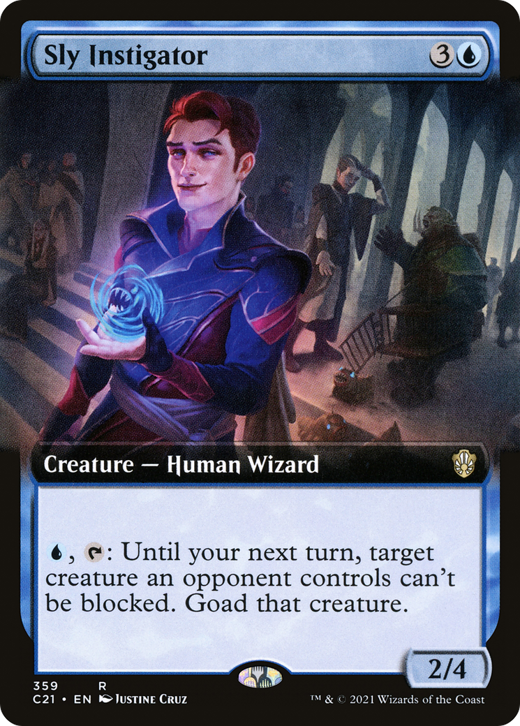 Sly Instigator (C21-359) [Commander 2021] (Extended Art) MTG Single Wizards of the Coast