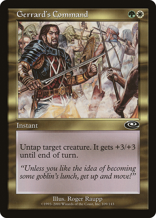 Gerrard's Command (PLS-109) [Planeshift] MTG Single Wizards of the Coast