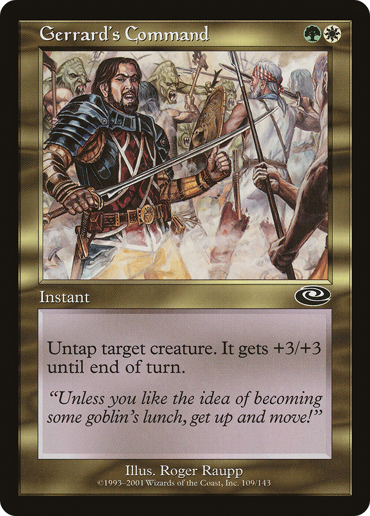 Gerrard's Command (PLS-109) [Planeshift] Foil MTG Single Wizards of the Coast