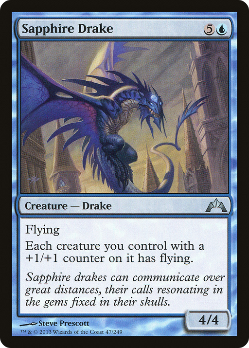 Sapphire Drake (GTC-047) [Gatecrash] MTG Single Wizards of the Coast