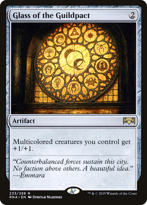 Glass of the Guildpact (RNA-233) [Ravnica Allegiance] MTG Single Wizards of the Coast