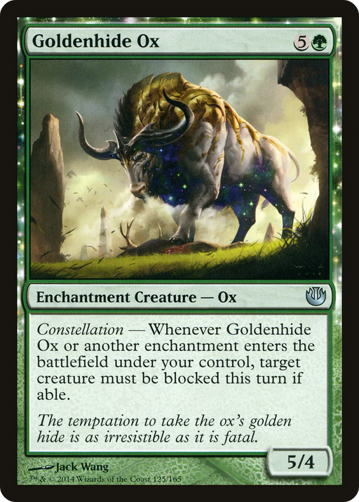 Goldenhide Ox (JOU-125) [Journey into Nyx] MTG Single Wizards of the Coast